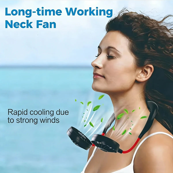Sports Wear Portable Neck Hanging Fan